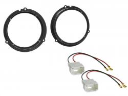Lautsprechereinbauset f�r Ford C-Max, Edge, Tourneo, Transit - 165 mm Front- und Seitent�r