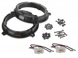 Lautsprechereinbauset f�r Hyundai i30, i40, ix35 / Kia Soul, Optima - 165 mm Front- und Seitent�r