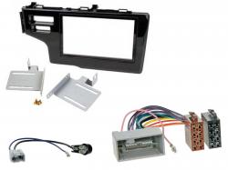 Radioeinbauset f�r Doppel DIN Autoradio in Honda Jazz, Fit (2013-2020) - schwarz