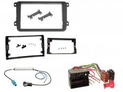Radioeinbauset f�r 9 Zoll Autoradio in VW Golf V (ab 2003) - Quadlock