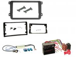 Radioeinbauset f�r 9 Zoll Autoradio in VW Golf V (ab 2003) - Diversity, Quadlock