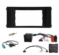 Einbauset mit Lenkradadapter f�r 9 Zoll Autoradio in Ford Transit (ab 2021) - schwarz