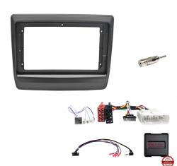 Einbauset mit Lenkradadapter f�r 9 Zoll Autoradio in Isuzu D-Max (2020-2025) - Touchsc., schwarz