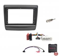 Einbauset mit Lenkradadapter f�r 9 Zoll Autoradio in Isuzu D-Max (2020-2025) - ohne Tel., schwarz