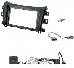 Einbauset mit Lenkradadapter f�r 9 Zoll Autoradio in Nissan Juke (2011-2016), CAN