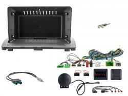 Einbauset mit Lenkradadapter f�r 9 Zoll Autoradio in Volvo XC90 (2002-2014), PDC