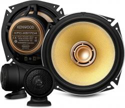 Kenwood KFC-XS1704 - 17 cm Komponenten-Lautsprecher mit 180 Watt (RMS: 45 Watt)