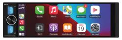 ESX VMX601DAB - MP3-Autoradio mit Touchscreen / DAB / Bluetooth / USB / CarPlay / iPod / AUX-IN
