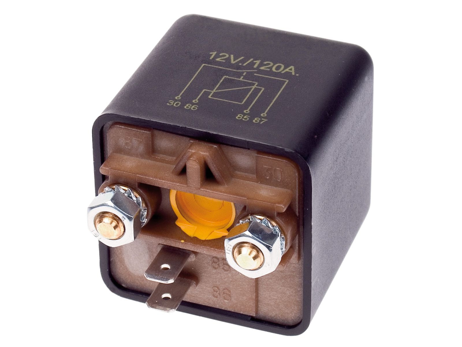 Keyren Autostarter-Relais Hochleistungs-Autostarter-Relais für Steuerbatterie EIN/AUS normal offen 12 V 100 A 