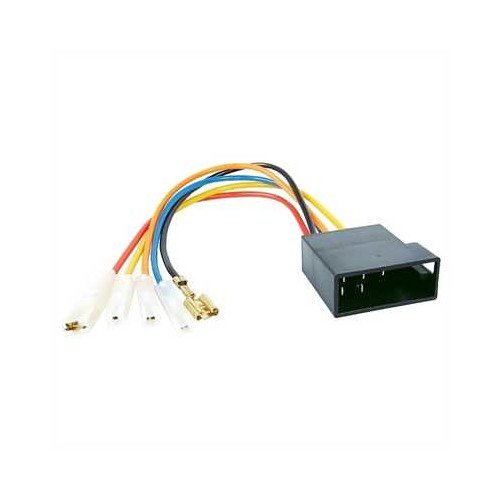 ISO Stecker & Buchse Lautsprecher + Strom Anschluss Kabel, 0,99 €