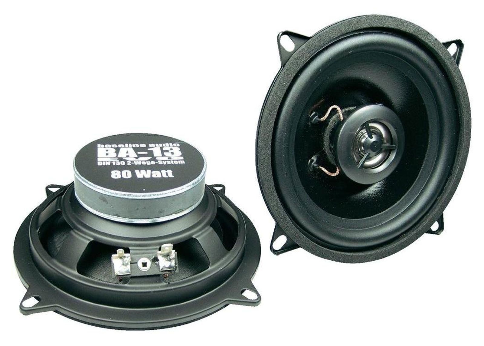 Baseline Audio BA-13 EVO - 13 cm 2-Wege-Lautsprecher mit 80 Watt (RMS: 25 Watt)