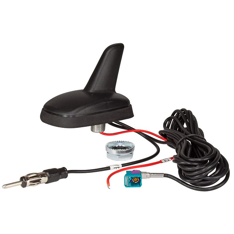 Calearo Shark II Car Antenna Auto Radio GPS Antenne FM AM Dachantenne schwarz 