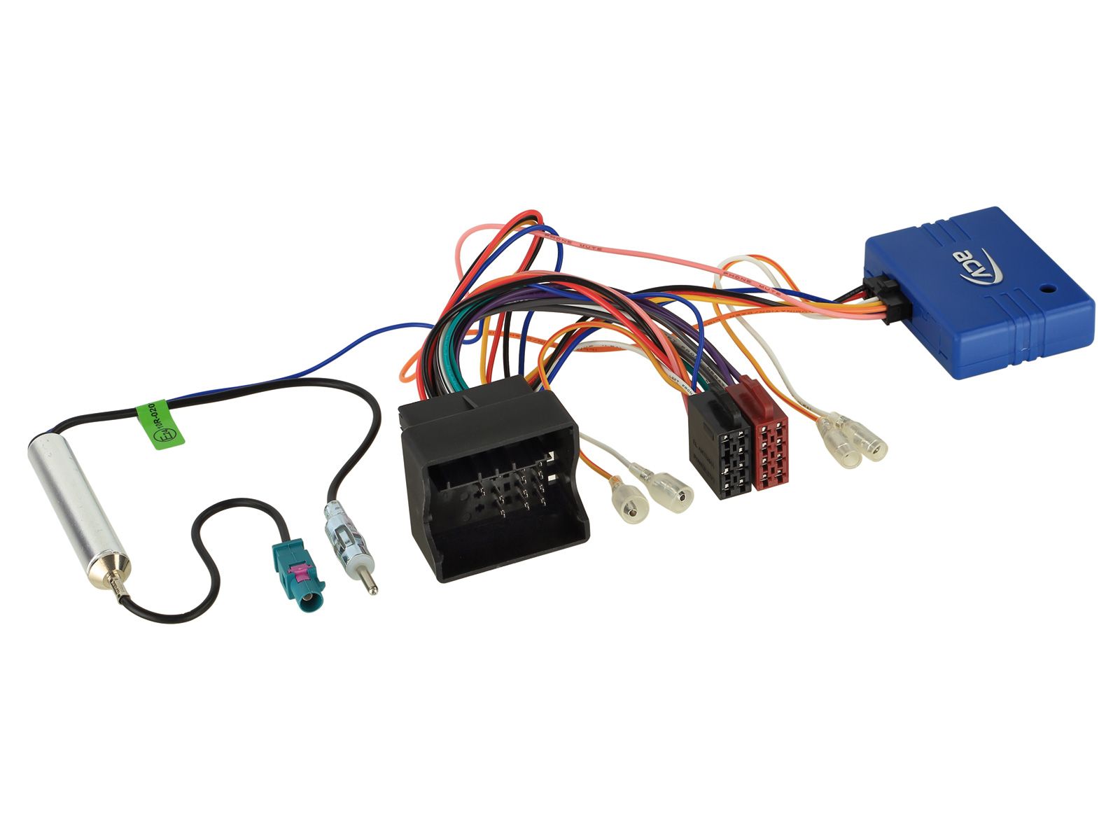 CAN-Bus Radioadapter Adapter für Porsche mit Quadlock Anschluss auf ISO Stecker 