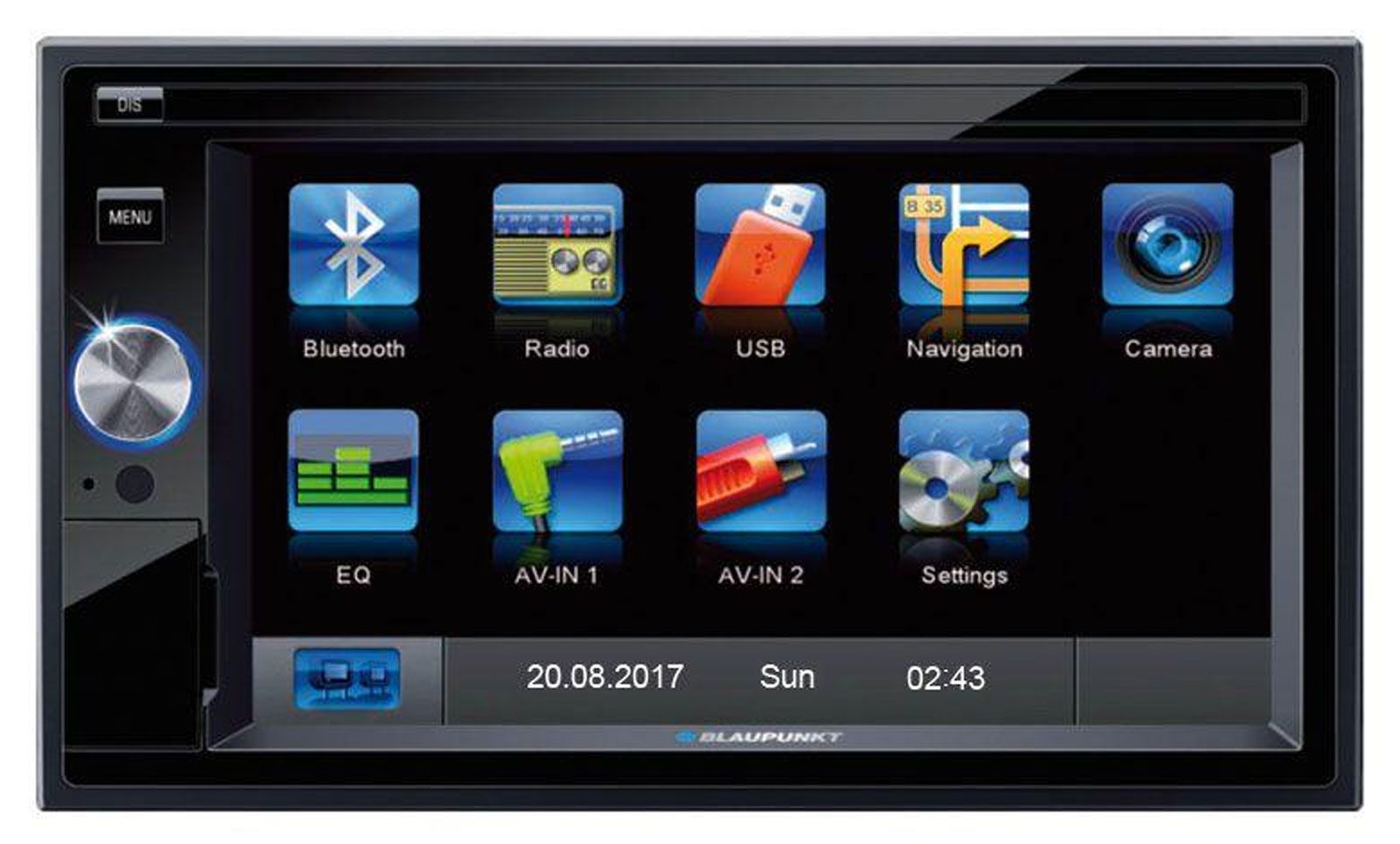 Blaupunkt Santa Cruz 370 - Doppel-DIN MP3-Autoradio mit Touchscreen / Bluetooth / USB / SD / iPod