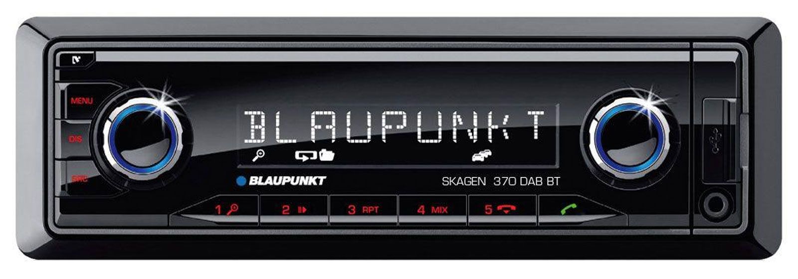 Blaupunkt Skagen 370 DAB BT - MP3-Autoradio mit Bluetooth / DAB / USB / SD / iPod / AUX-IN