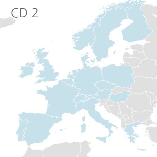 BLAUPUNKT TELE ATLAS DEUTSCHLAND 2019 EUROPA CD SET TravelPilot E EX 2 CDs 