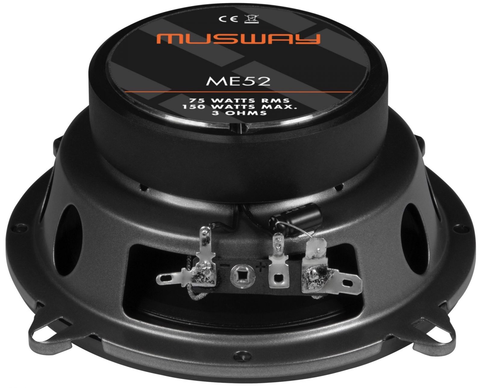 MUSWAY ME-32 8,7cm Lautsprecher 2-Wege 87mm Auto Koax Boxen Set 100 Watt