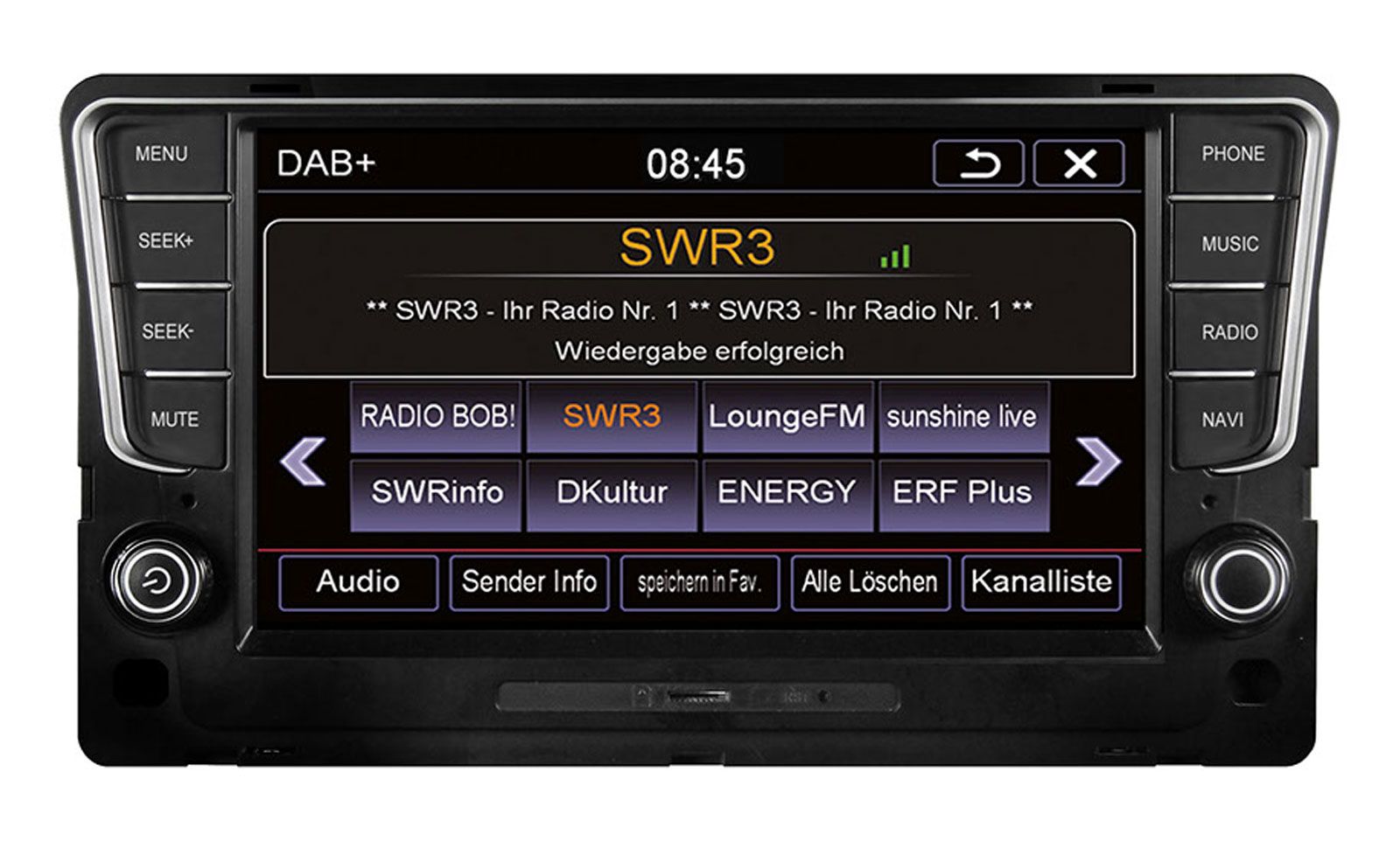 ESX VN810 VW-G7 - Navigation mit Bluetooth / TMC / USB / DVD / 3D / SD für VW Golf 7
