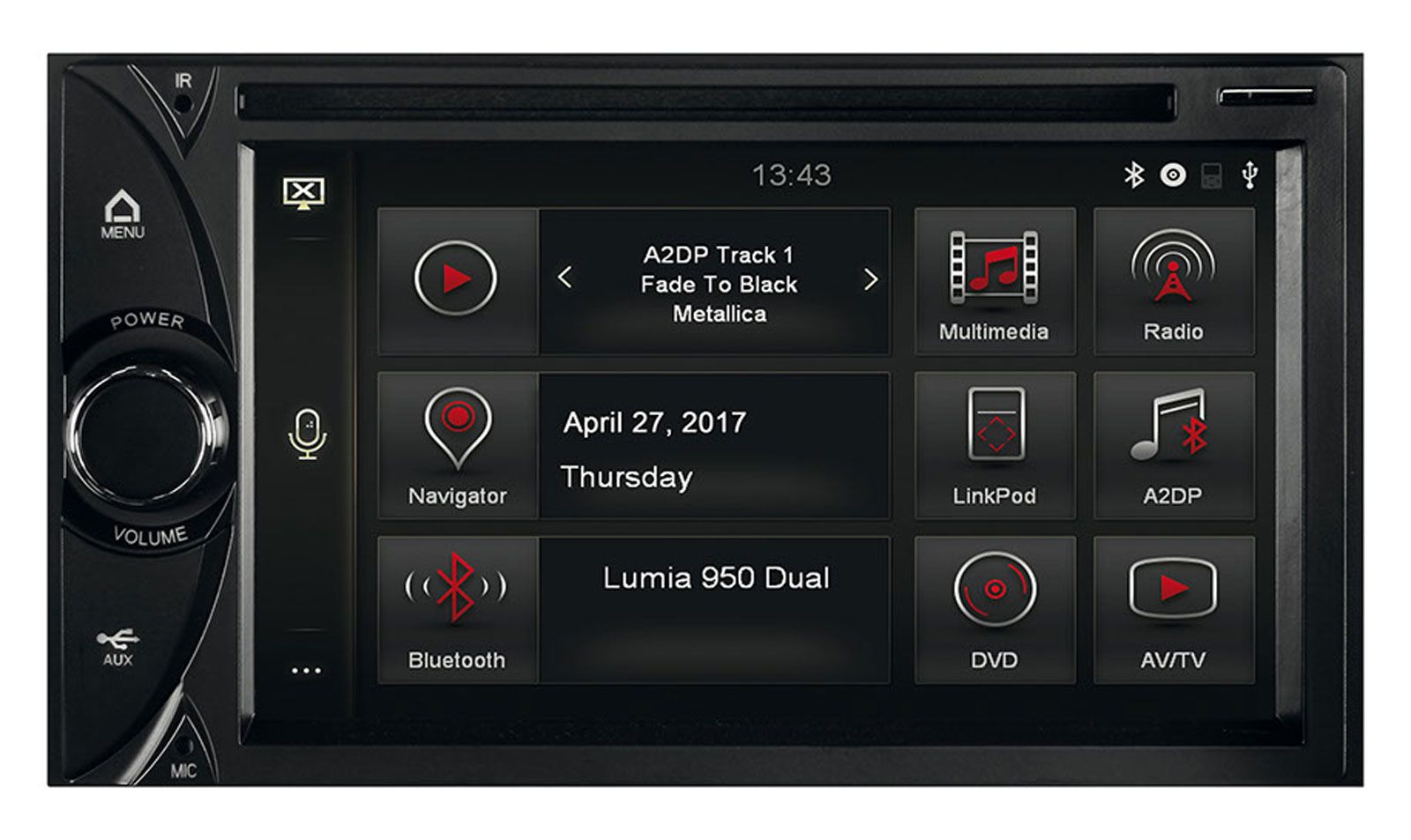 ESX VNC630D Caravan - 2-DIN Navigation mit Touchscreen / Bluetooth / TMC / USB / 3D / SD / DVD