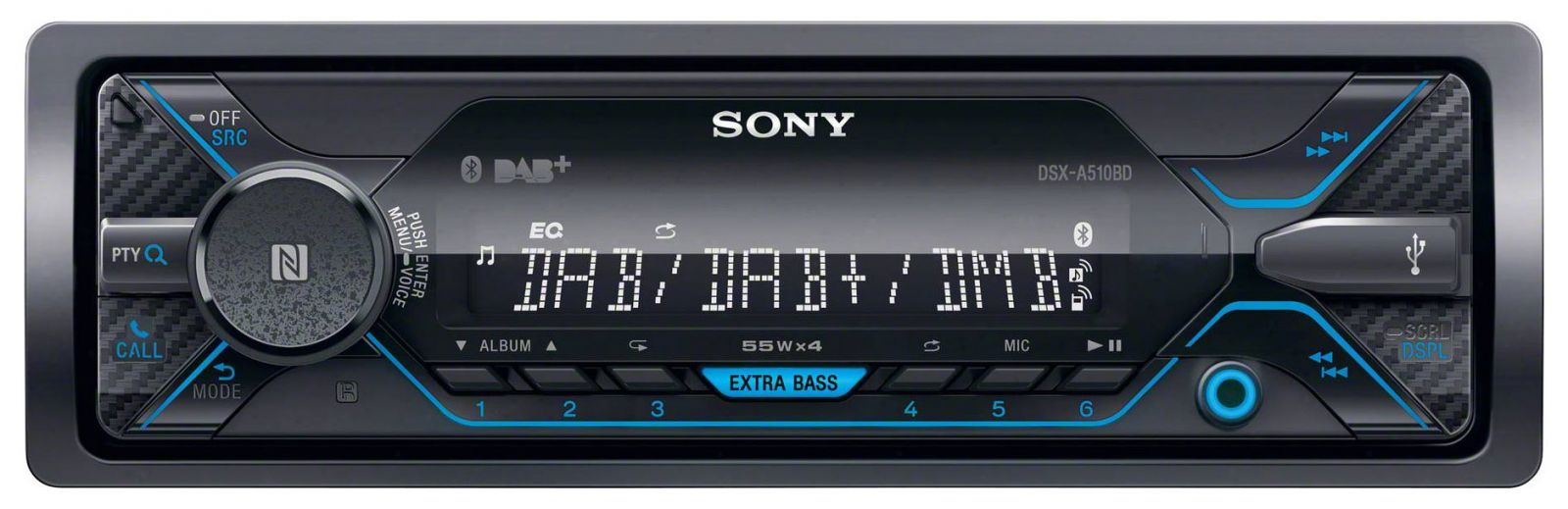 Autoradio SonyDABDAB+MP3/USB KFZ PKW Einbauzubehör für Skoda Fabia 1