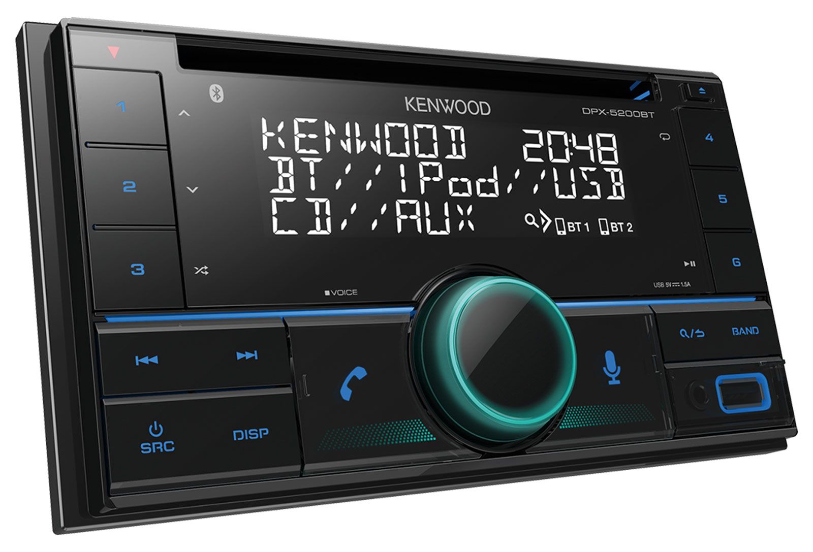 Kenwood AUX MP3 CD Bluetooth USB 2DIN Autoradio für Nissan Navara (ab