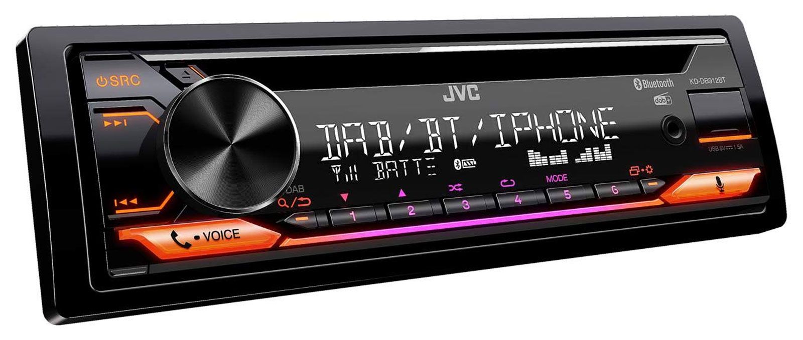 ab 09 grau JVC DAB Bluetooth MP3 USB Autoradio für Renault Scenic 