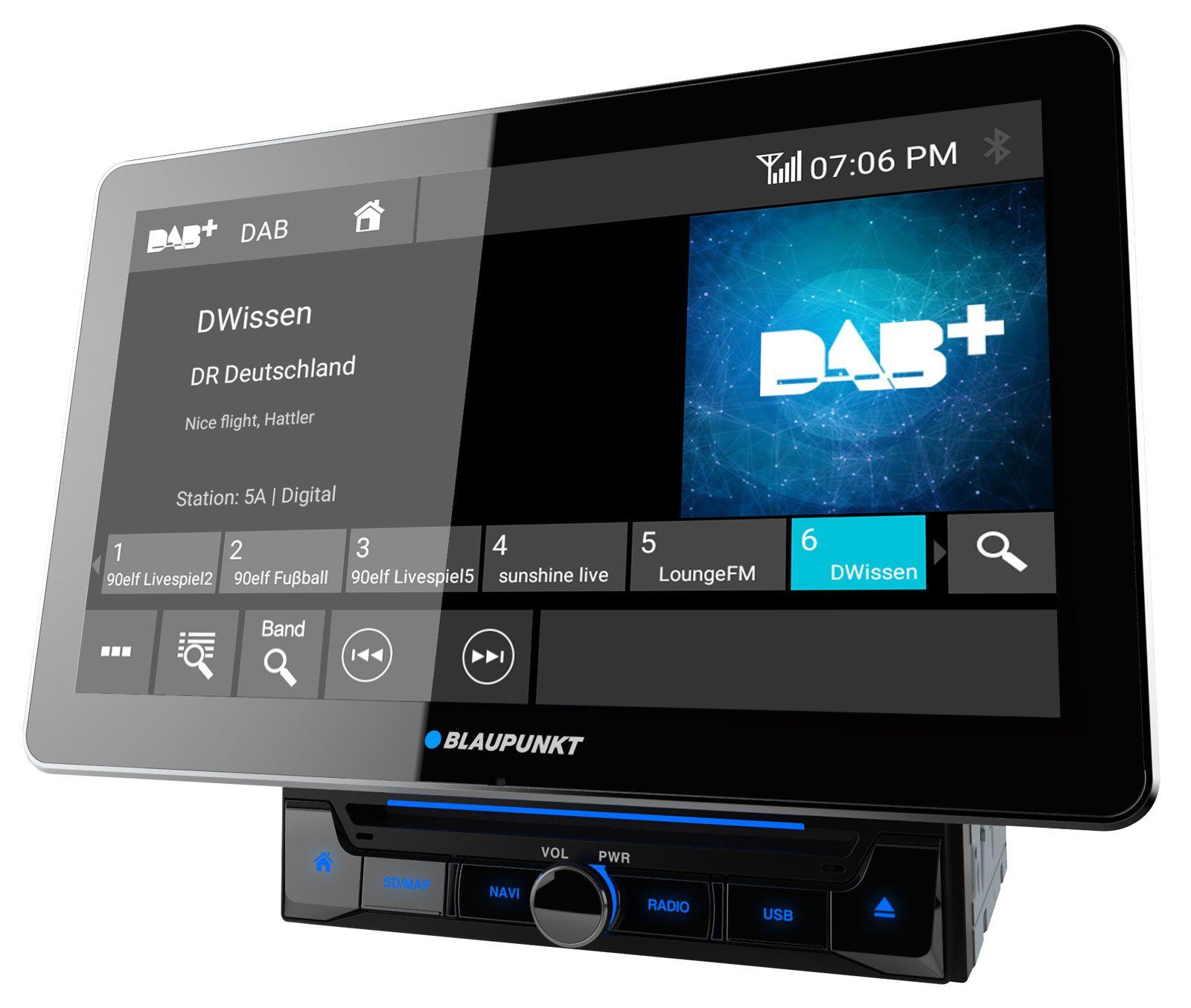 Blaupunkt DAB MP3 2DIN Bluetooth DVD USB Autoradio für Mercedes E