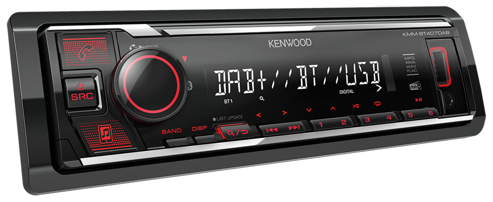 Kenwood Bluetooth DAB MP3 USB Autoradio für Mazda MX5