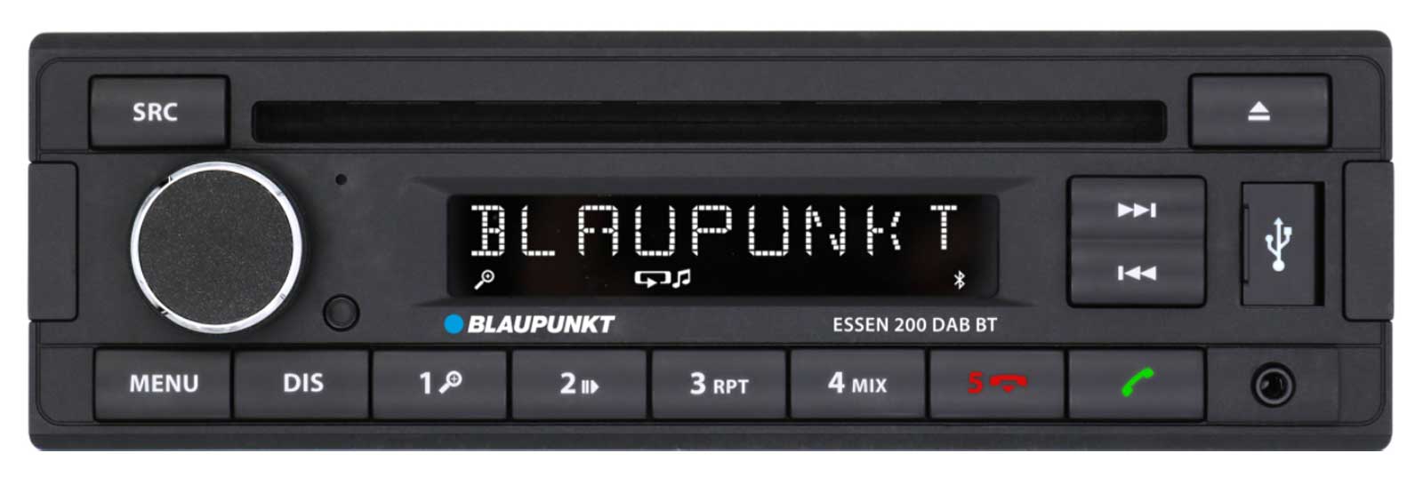 Blaupunkt Essen 200 DAB BT - CD/MP3-Autoradio mit DAB / Bluetooth / USB /  AUX-IN