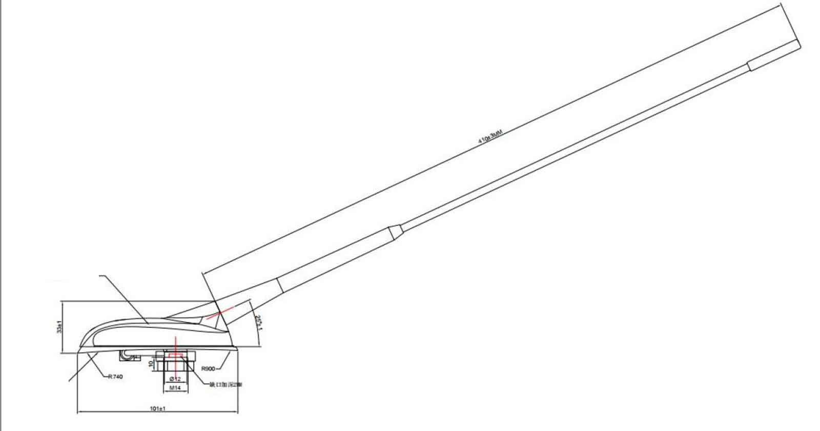 Dietz Antenne 12V aktiv, UKW / DAB+ / - Antennen 