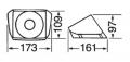 Pioneer TS-44 - Aufbau-Lautsprecher mit 40 Watt (RMS: 10 Watt)