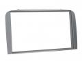 Einbaurahmen fr Doppel DIN Autoradio in Alfa Romeo GT (2004-2010) / 147 (2000-2010) - silber