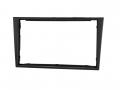 Einbaurahmen fr Doppel DIN Autoradio in Opel Antara, Astra, Zafira, Corsa, Tigra - anthrazitschwarz