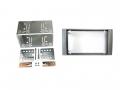 Einbaurahmen Set fr Doppel DIN Autoradio in Ford Fusion, Focus, Fiesta (2004-2013) - silber