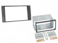 Einbaurahmen Set fr Doppel DIN Autoradio in Ford Focus, Fiesta, Fusion (2004-2013) - anthrazit
