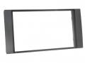 Einbaurahmen Set fr Doppel DIN Autoradio in Ford Focus, Fiesta, Fusion (2004-2013) - anthrazit