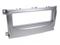 Einbaurahmen fr DIN Autoradio in Ford Focus, Mondeo, S-Max, Galaxy (ab 2007) - silber