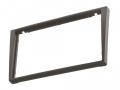 Einbaurahmen Set fr Doppel DIN Autoradio in Opel Corsa C, Meriva, Signum, Vectra B - charcoal
