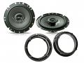 Pioneer Lautsprecher Set TS-1702i fr Audi, VW, Seat, Skoda - 165 mm - 170 W - Fronttr / Hint. Tr