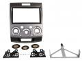 Einbaurahmen fr Doppel DIN Autoradio in Mazda BT-50 / Ford Ranger (2006-2012) - dunkelsilber