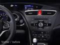 Einbaurahmen fr Doppel DIN Autoradio in Honda Civic (ab 2012) - schwarz