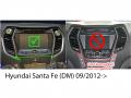 Einbaurahmen fr Doppel DIN Autoradio in Hyundai Santa Fe (ab 2012)