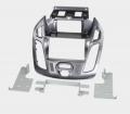 Einbaurahmen fr Doppel DIN Autoradio in Ford Transit / Tourneo (2013-2018, ohne Display) - silber