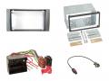 Radioeinbauset fr Doppel DIN Autoradio in Ford Kuga, Fusion, Transit (05-12) - silber