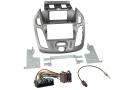 Radioeinbauset fr Doppel DIN Autoradio in Ford Transit (12-18, mit Display) Connect - silber