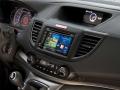 Einbaurahmen fr Doppel DIN Autoradio in Honda CR-V (FR5/FR6, ab 2012) - Rubber Touch