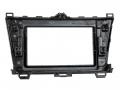 Einbaurahmen Set fr Doppel DIN Autoradio in Mazda 6 (2008-2012) - schwarz/silber