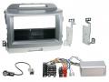 Einbauset mit Lenkradadapter fr DIN Autoradio in Kia Sportage 3 (2010-15) - silber