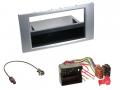 Radioeinbauset fr DIN Autoradio in Ford Kuga, Fusion, Transit (05-12) - silber