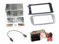 Radioeinbauset fr Doppel DIN Autoradio in Ford Mondeo (2007-2014), S-Max - Profi silber